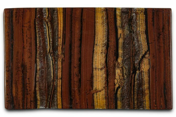 Polished Tiger Iron Slab - South Africa #357110